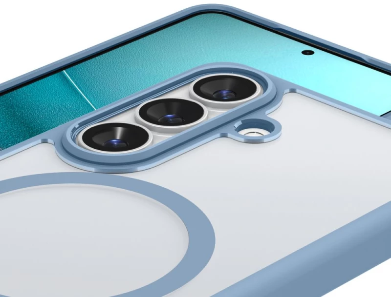 Spigen Ultra Hybrid Mag MagSafe Case for Samsung Galaxy S26 - Clear Blue