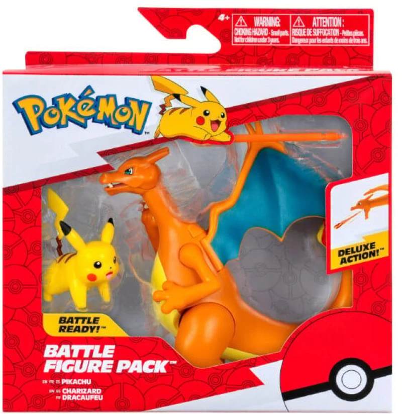 Pokémon - Figure Set 2 PK Charizard and Pikachu (PKW3459) / Toys