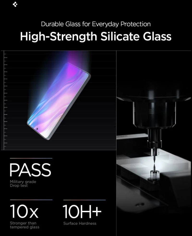 Spigen Glas.Tr Ez Fit Pro Anti Reflection Tempered Glass 2-pack for Samsung Galaxy S26 Ultra