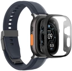 AmazingThing Radix Glass Screen Protector with Case for Apple Watch UItra 3 49mm - Black
