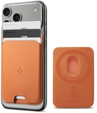 Spigen Valentinus MagSafe Magnetic Phone Wallet - Orange