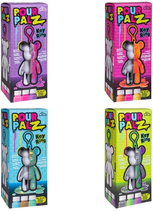 Pour Palz - DIY Paint Bear Keyring (33130154) / Toys
