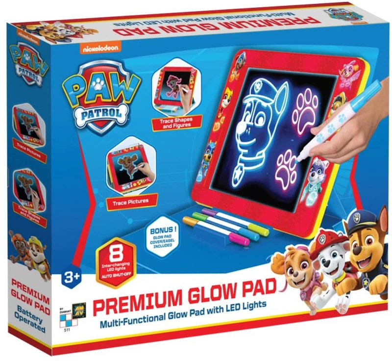 Paw Patrol - Drawing Board - Premium Glow Pad (AM-5119) / Toys