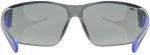 UVEX Equate cycling glasses, black/blue matt/mirror blue