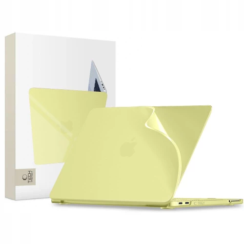 Tech-Protect Softshell case for MacBook Neo 13 2026 - matte yellow