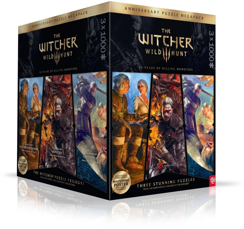 THE WITCHER 3 - 10 years of killing monster - 3 Puzzle 1000P