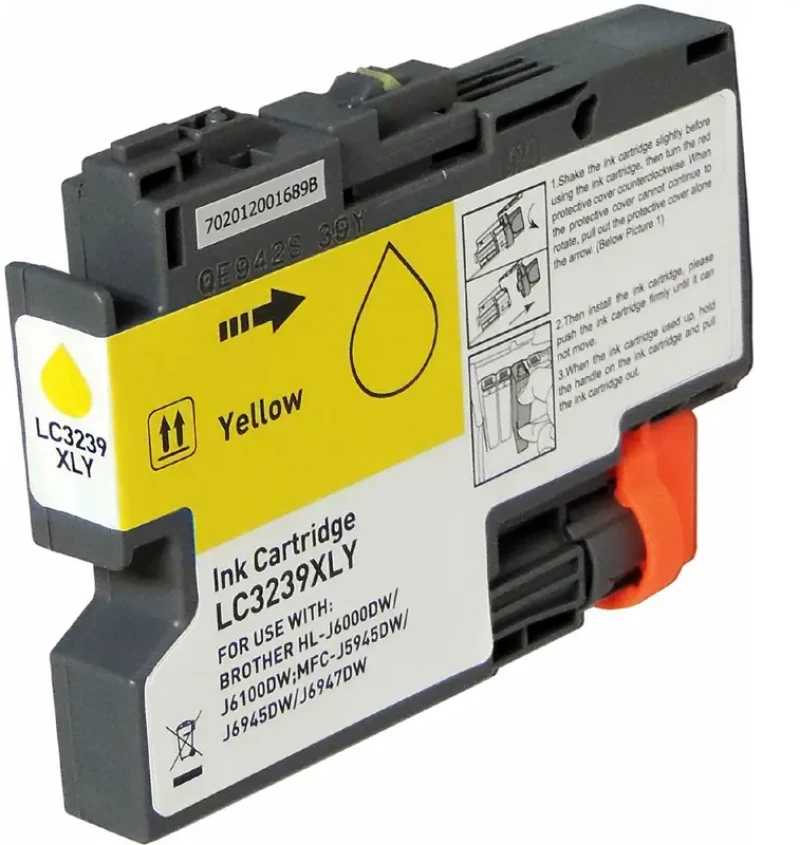 Συμβατό μελάνι Brother LC3239xl Yellow
