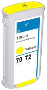 Συμβατό μελάνι HP 72 Yellow C9373a