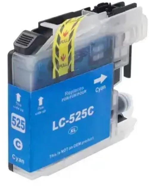 Συμβατό μελάνι BROTHER LC525XL CYAN