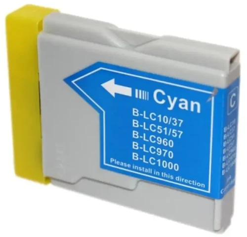 Συμβατό μελάνι Brother LC37/LC51/LC57/LC960/LC970/LC1000 cyan