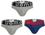 Ανδρικά Σλιπ Εξωτερικό Λάστιχο 3Pack 13061 - ΠΟΛΥΧΡΩΜΟ