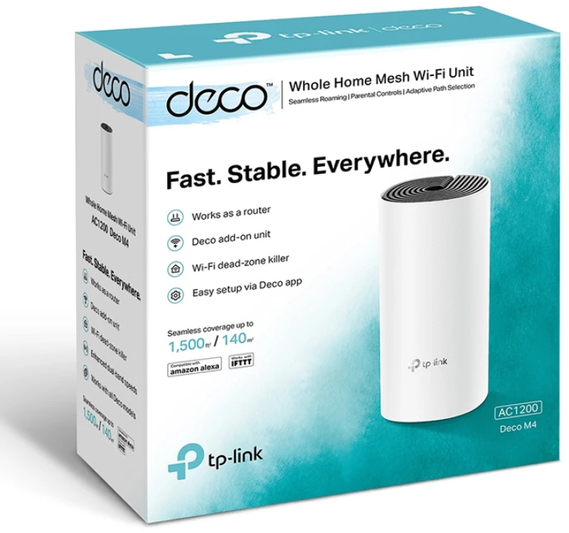 TP-LINK Home Mesh Wi-Fi System Deco M4  AC1200  Ver. 2.0