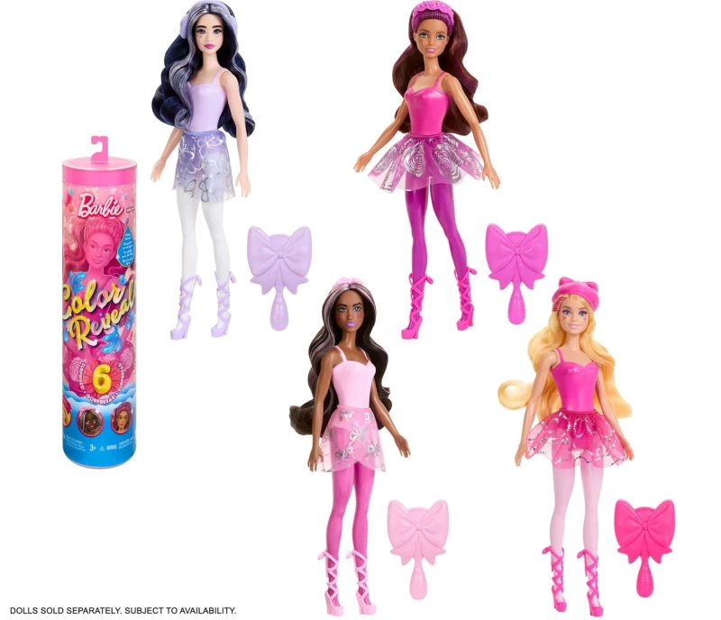 Mattel Barbie: Color Reveal - Ballet Dancer Doll (Διάφορα Σχέδια) (HRK17)