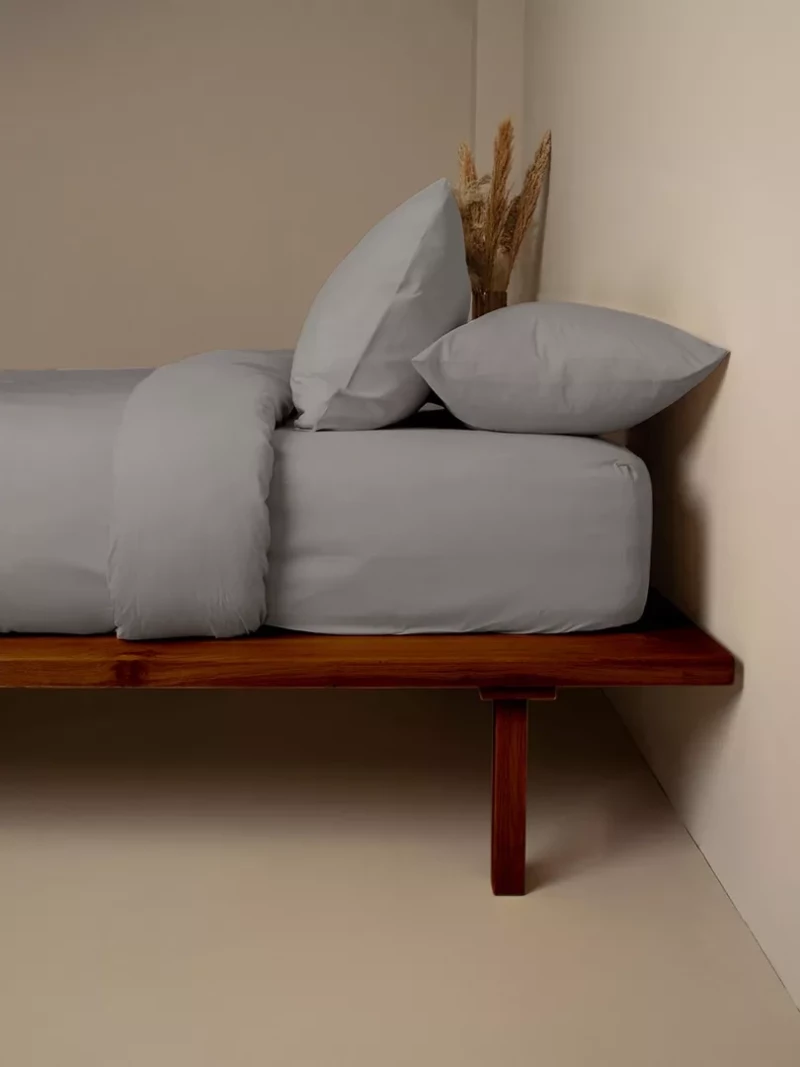 Κατωσέντονο Cotton Feelings 122 Paloma Grey Ημίδιπλο (120x200+30) - -