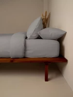Κατωσέντονο Cotton Feelings 122 Paloma Grey Ημίδιπλο (120x200+30) - -