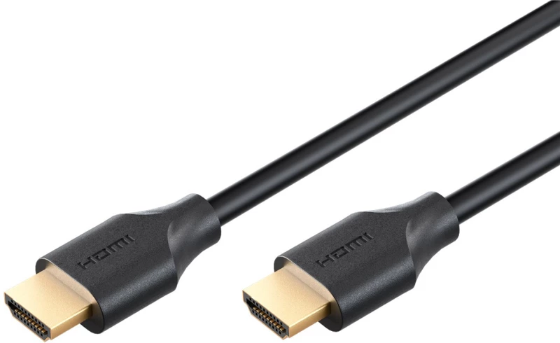 GOOBAY καλώδιο HDMI 2.2 80073, 16K/60Hz, 96 Gbps, 0.50m, μαύρο