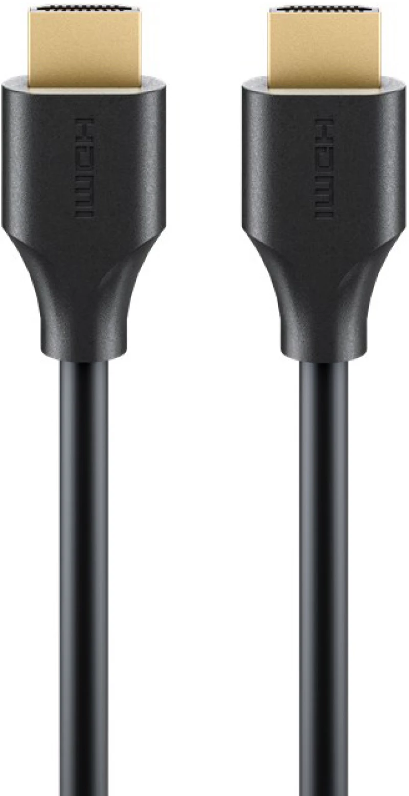GOOBAY καλώδιο HDMI 2.2 80073, 16K/60Hz, 96 Gbps, 0.50m, μαύρο