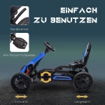 Go Kart Pedal Go Kart Reverse and Forward Gear, για παιδιά από 3 έως 8 ετών, μπλε
