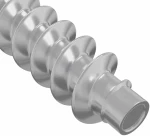 vidaXL Βίδες Επιβεβαίωσης 2 pcs Ασημί Ø7 x 58 χλμ Μέταλλο