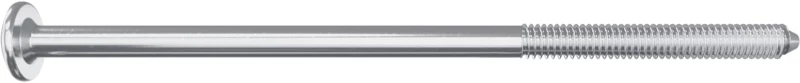 vidaXL Βίδες επίπλων 2 pcs Ασημί M6 x 120 mm Ατσάλι