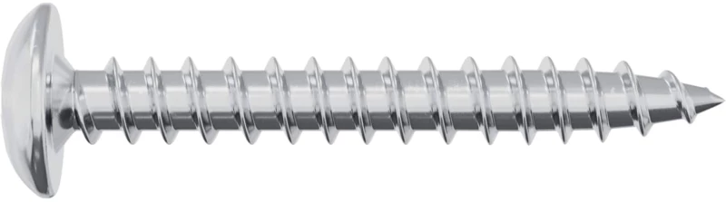 vidaXL Ξυλοβίδες 12 pcs Ασημί M4 x 28 mm Ατσάλι