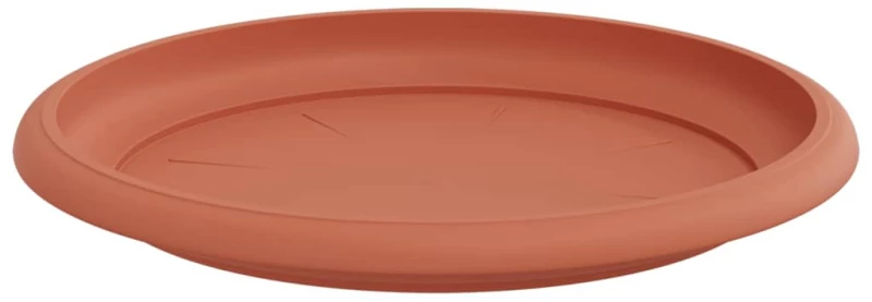 vidaXL Στρογγυλός Δίσκος Λουλουδιών 6 pcs Κεραμιδί Ø 17,5 x 2 εκ