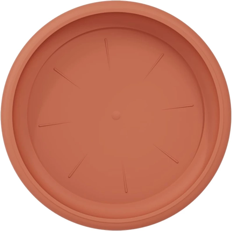 vidaXL Στρογγυλός Δίσκος Λουλουδιών 6 pcs Κεραμιδί Ø 17,5 x 2 εκ