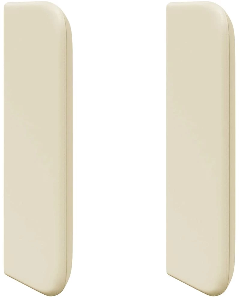 vidaXL Αυτί Κεφαλής Κρεμ 40,5 x 40,5 x 4 εκ PVC
