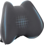 vidaXL Μαξιλάρι πλάτης Γκρι Αφρός Μνήμης 40 x 32 x 14 εκ