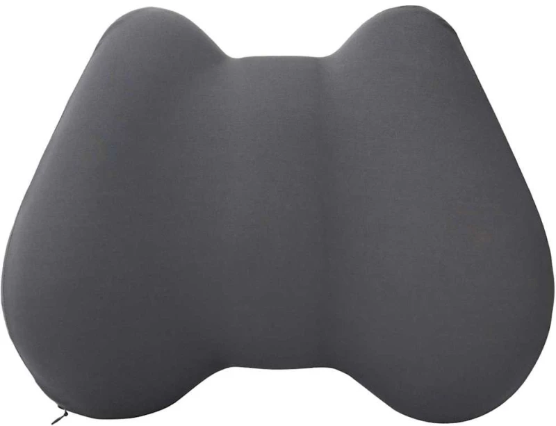 vidaXL Μαξιλάρι πλάτης Γκρι Αφρός Μνήμης 40 x 32 x 14 εκ