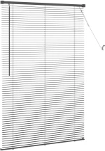 vidaXL Βενετσιάνικη Σκίαση Ασημί Γκρι 150 x 80 cm PVC