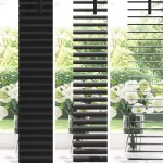 vidaXL Βενετσιάνικη Σκίαση Μαύρο 150 x 80 cm PVC