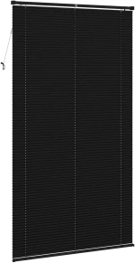 vidaXL Βενετσιάνικη Σκίαση Μαύρο 213 x 110 εκ PVC