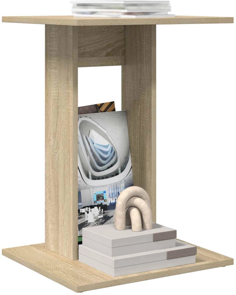 vidaXL Τραπεζάκι Πλευράς Δρύς Sonoma 45 x 40 x 62,5 εκ.