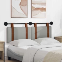 vidaXL Κρεμαστό Κεφαλάρι Σκίουρος Γκρί 130 x 55 x 5 εκ Αντίκα PU