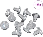 vidaXL Βίδες ασφαλείας 19149 pcs Ασημί Σίδερο