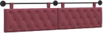 vidaXL Κεφαλάρι κρεβατιού κρεμαστό Κόκκινο Ύφασμα