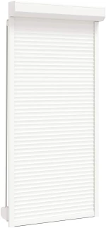 vidaXL Ρολό εισόδου Λευκός 100 x 210 cm Αλουμίνιο και Πολυουρεθάνη
