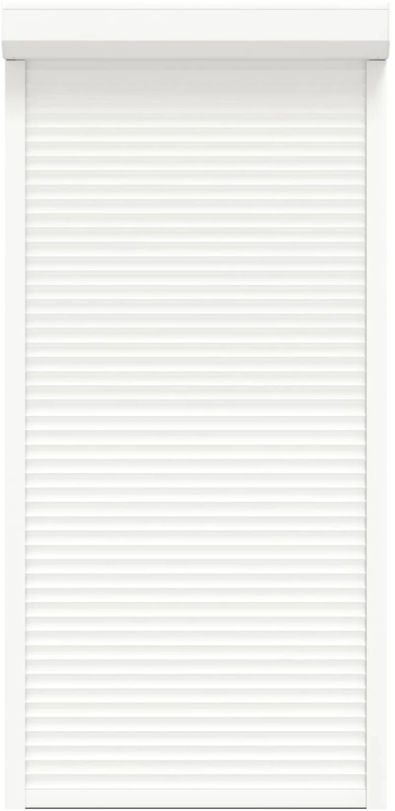 vidaXL Ρολό εισόδου Λευκός 100 x 210 cm Αλουμίνιο και Πολυουρεθάνη