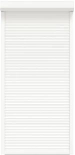 vidaXL Ρολό εισόδου Λευκός 100 x 210 cm Αλουμίνιο και Πολυουρεθάνη