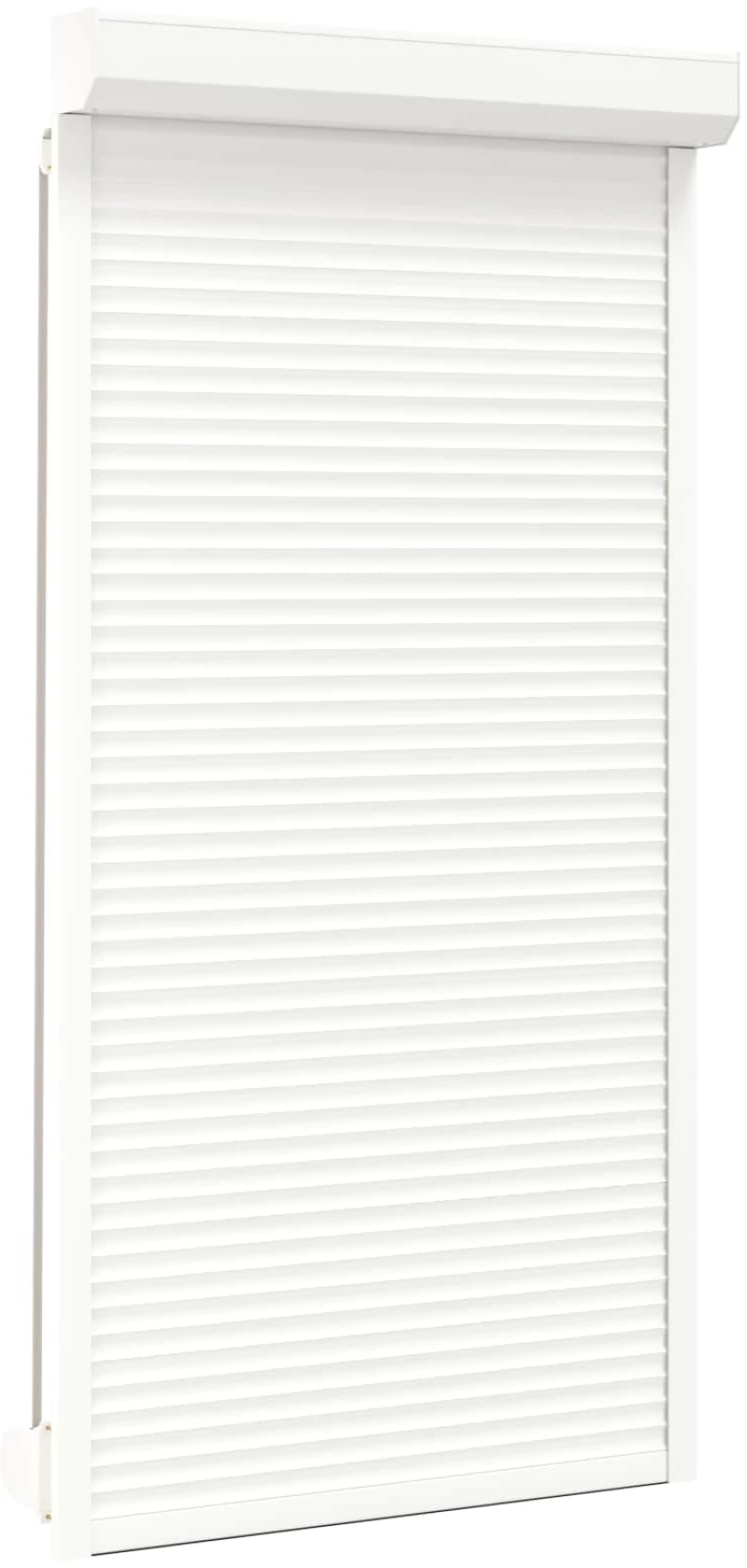 vidaXL Ρολό εισόδου Λευκός 110 x 220 cm Αλουμίνιο και Πολυουρεθάνη