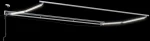 vidaXL Ηλεκτρικό πλαίσιο τέντας με LED Λευκός 4 x 3 μ Αλουμίνιο