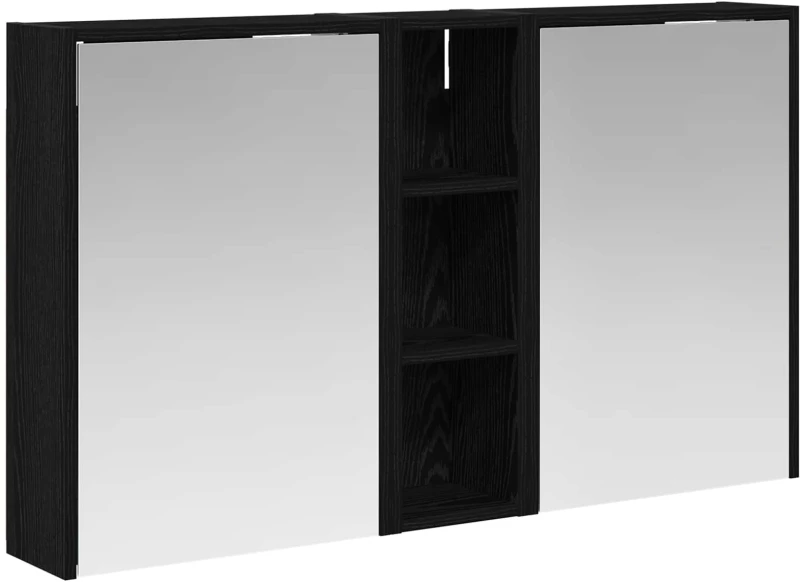 vidaXL Σετ Ντουλαπιών Μπάνιου 3 pcs 106 x 16 x 62,5 εκ.