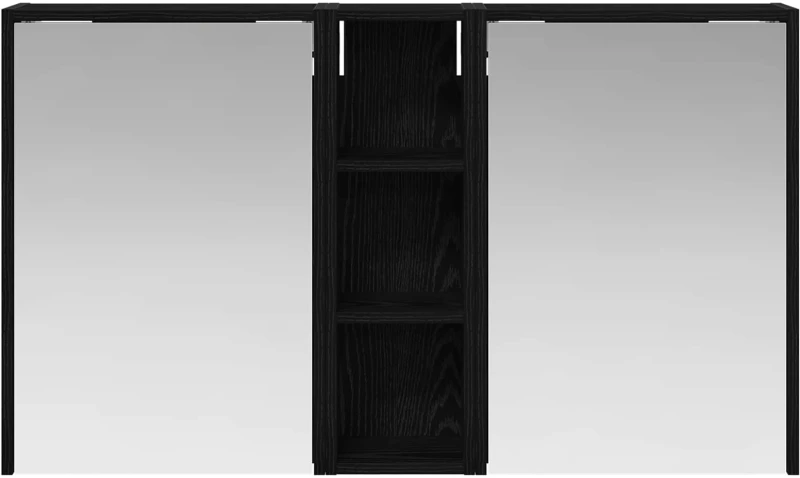 vidaXL Σετ Ντουλαπιών Μπάνιου 3 pcs 106 x 16 x 62,5 εκ.