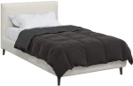 vidaXL Καλοκαιρινό Παπλωματοθήκη Ανθρακί 140 x 200 cm Μικροΐνες
