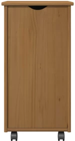 vidaXL Κινητό Ντουλάπι Μέλι Καφέ 34 x 39 x 65,5 cm Στερεό ξύλο πεύκου