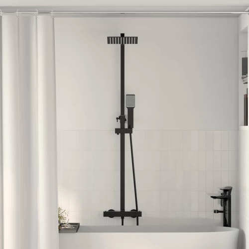 vidaXL Σετ θερμοστατικής ντουζιέρας SS201