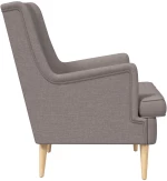 vidaXL Πολυθρόνα Taupe Ύφασμα