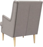 vidaXL Πολυθρόνα Taupe Ύφασμα