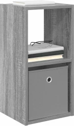 vidaXL Κομοδίνο Γκρίζο Σονομα 30,5 x 27 x 59,5 εκ Επεξεργασμένο ξύλο